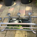 Coat rack aluminum 1970s