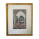 George Roussin, church interior, drawing, twentieth century