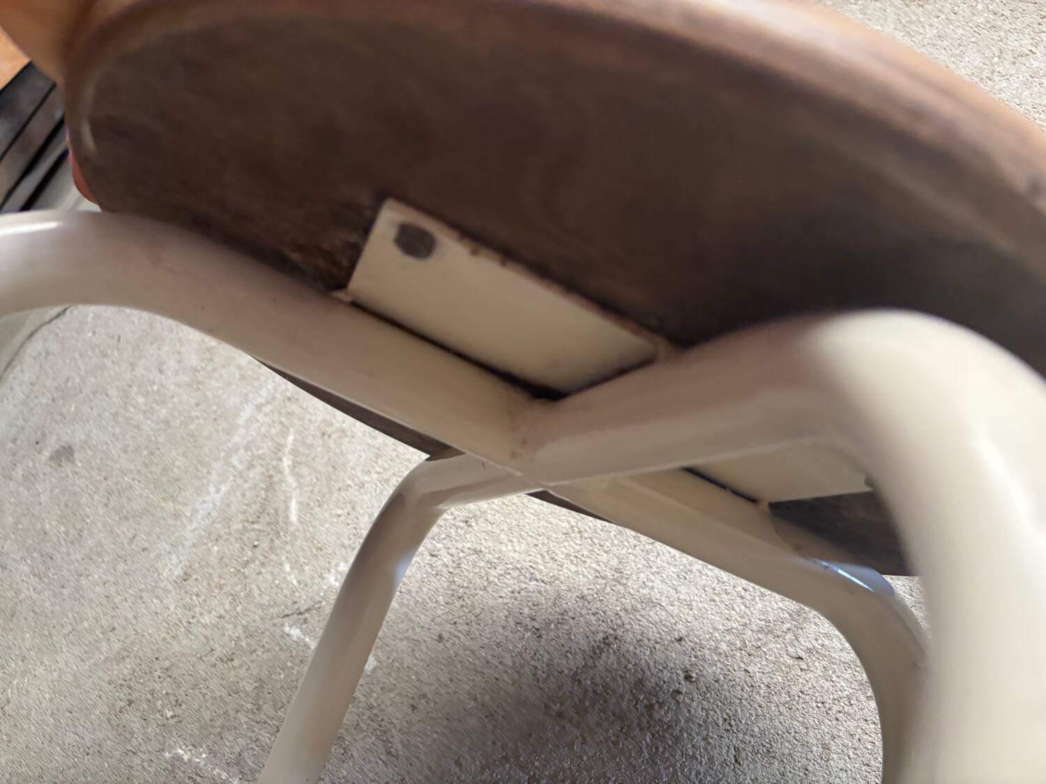 Pair of workshop, bar or industrial stools