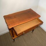 Vintage wooden server with drawer