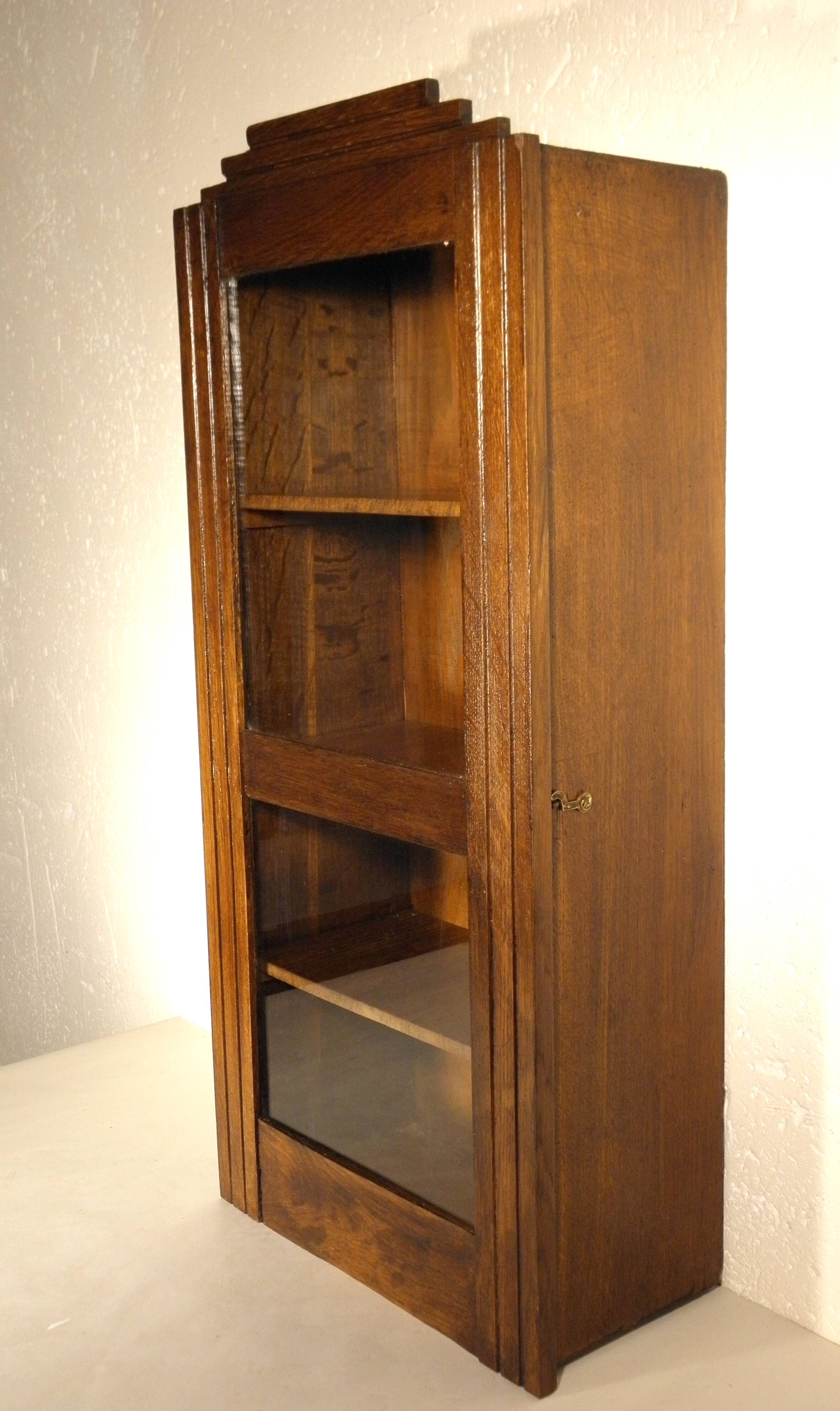 Vitrine murale art deco