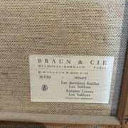 Les dernières feuilles de Sisley