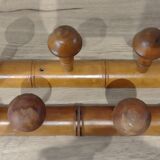 Vintage bamboo wall coat hook