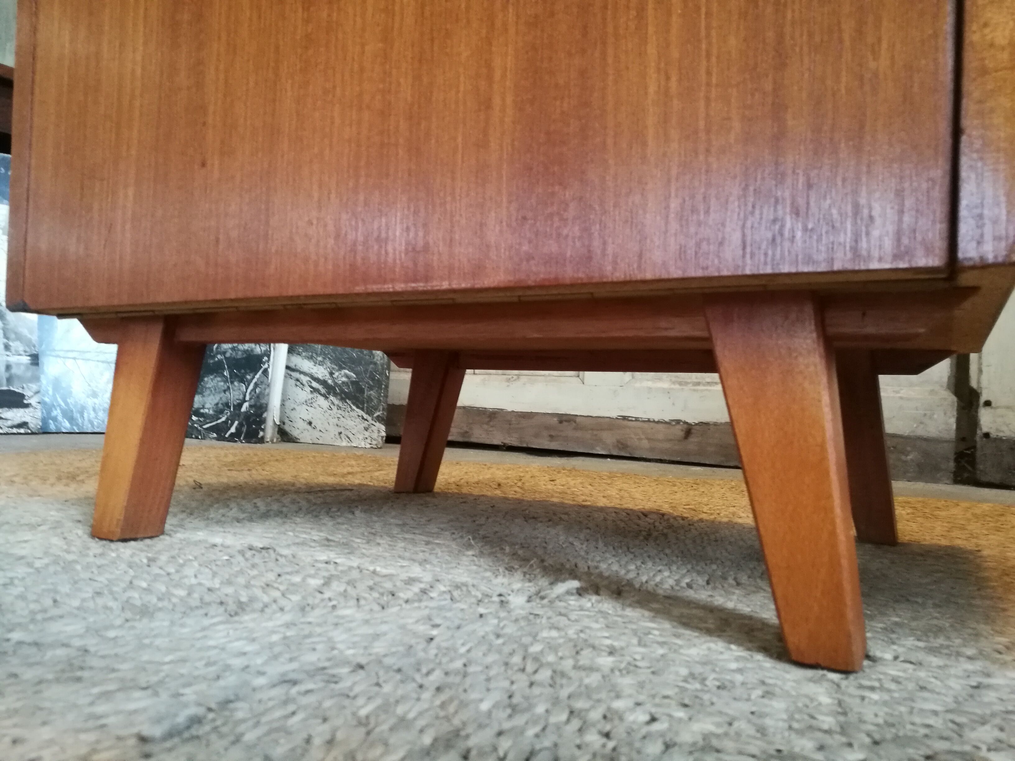 Pair of vintage bedsides
