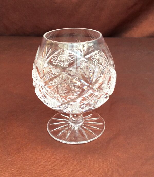 Lot de 6 verres en cristal pour cognac