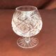 Set of 6 crystal glasses for cognac
