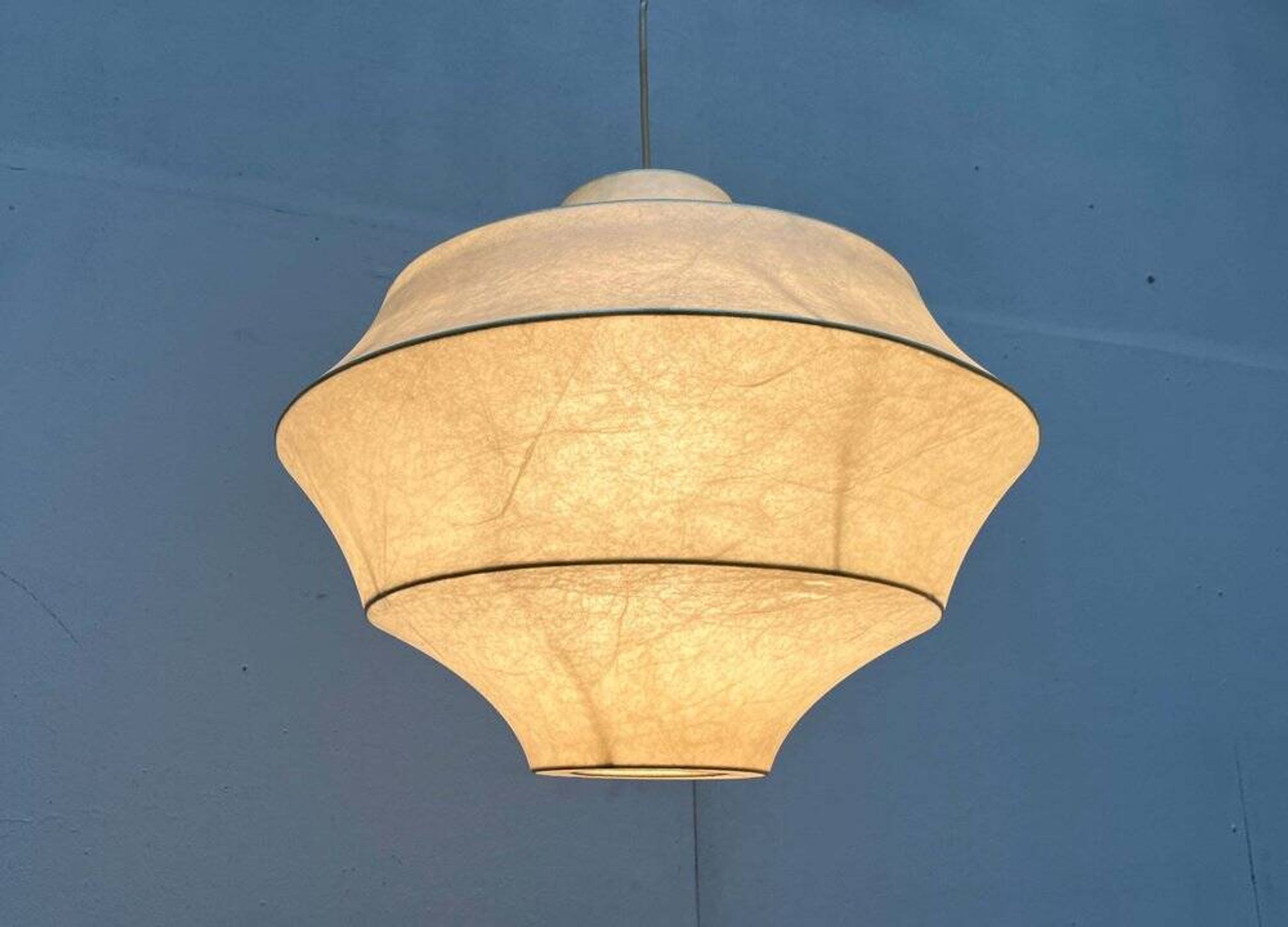 Mid-Century Modern Suspension Cocoon by Friedel Wauer for Goldkant Leuchten, Germany, 1960s