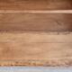 Large old trunk (steam box) in solid wood.