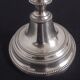 Silver metal candlestick