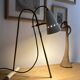Large Italian table lamp in brass design from the 50s