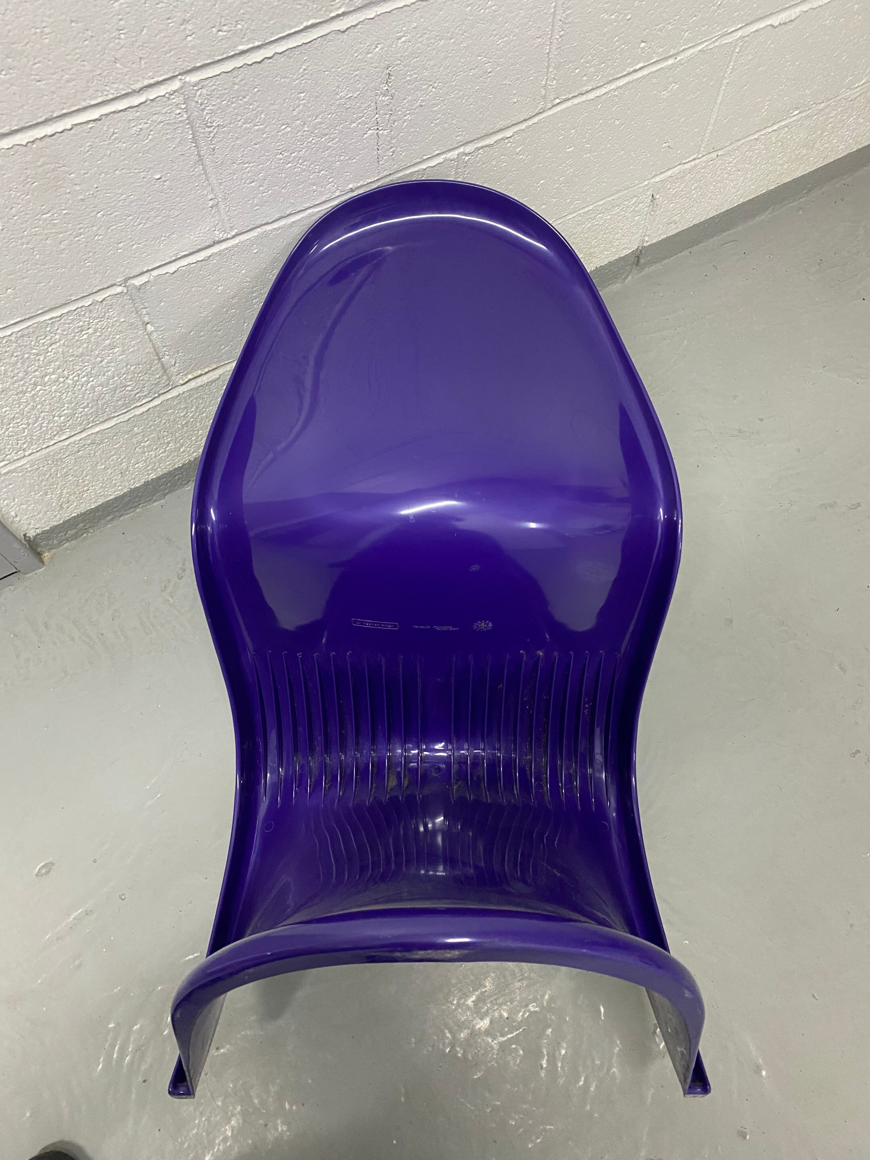 Panton chair S series 2 by Verner Panton published by Hermann Miller 1970