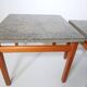 Mid-century side table set teak slate table 60s 70s vintage