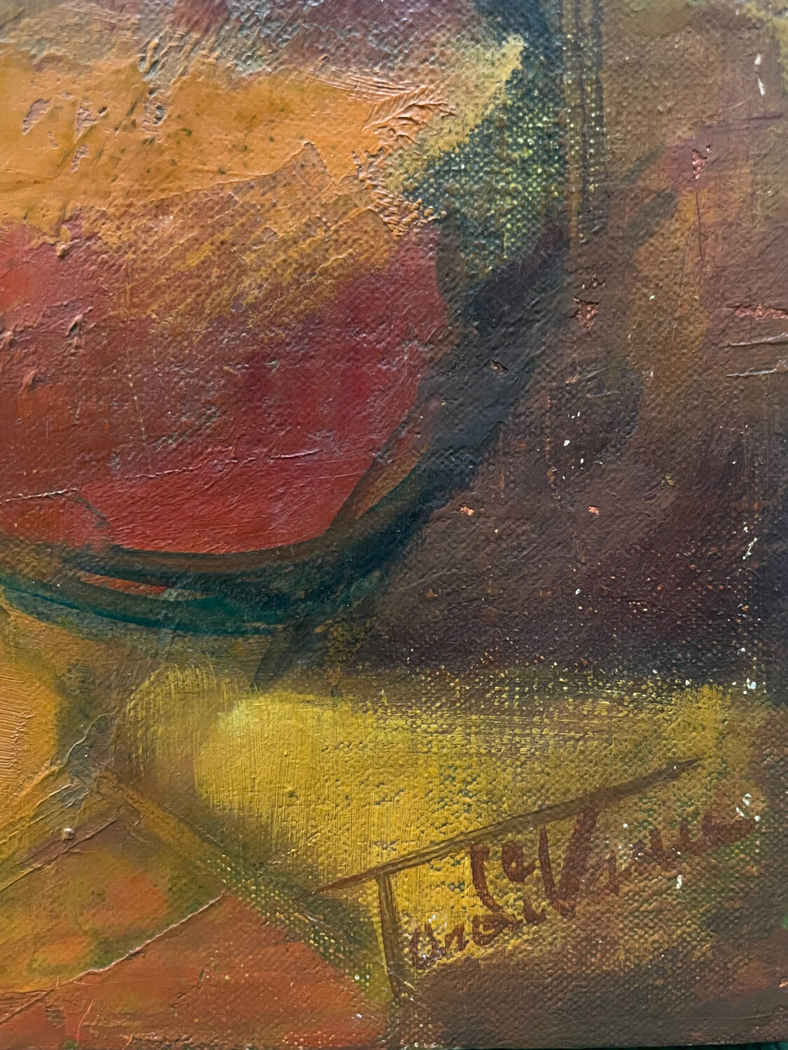 20th century cubist still life painting