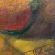 Tableau peinture nature morte cubiste XXe