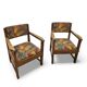 2 x Art Deco arm chairs / very good condition / 1930s