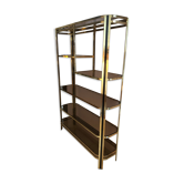 Brass Library Shelf, Romeo REGA, 1970