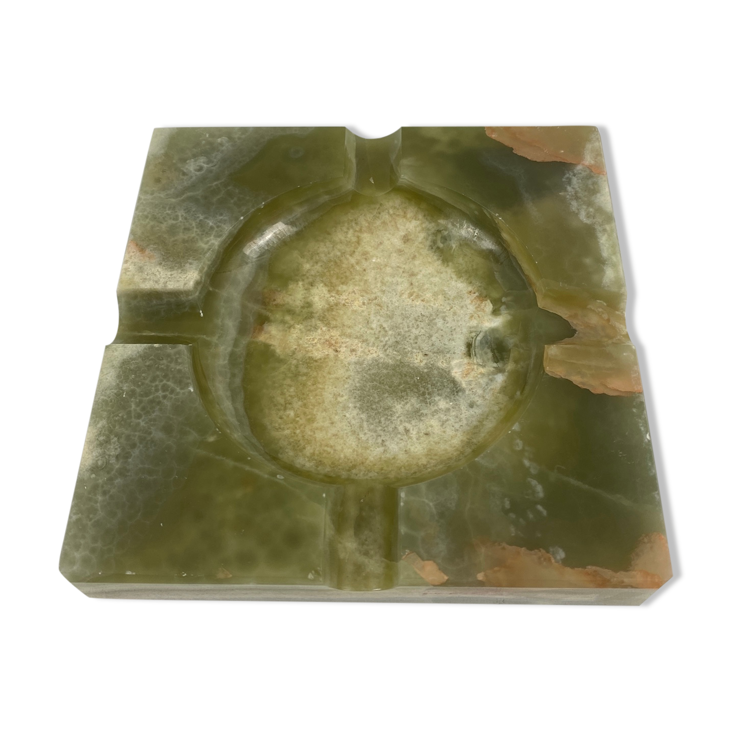 12x12cm alabaster ashtray