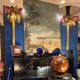 Pair of "Palmeras" lamps, Christian Techoueyres for Maison Jansen, gilded brass, 1970s – France