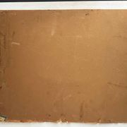 Oil painting on cardboard "Knitting"