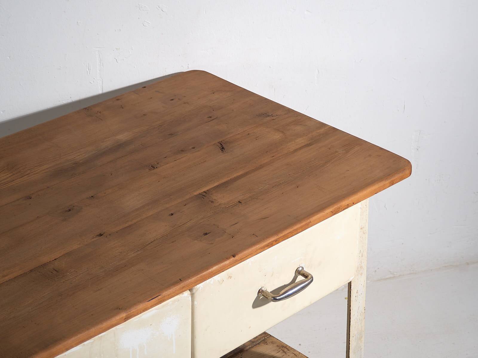 Industrial work table with drawers (c.1940) #75