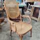Bentwood and cane armchair attributed to Thonet.