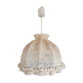 Suspension abat-jour coton