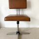 Vintage industrial office chair in skaï