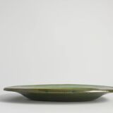 Emerald Green Stoneware Dish by Andersson & Johansson, Höganäs, Sweden