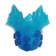 Blue Murano glass centerpiece 1980