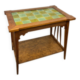 Double-tray serving table