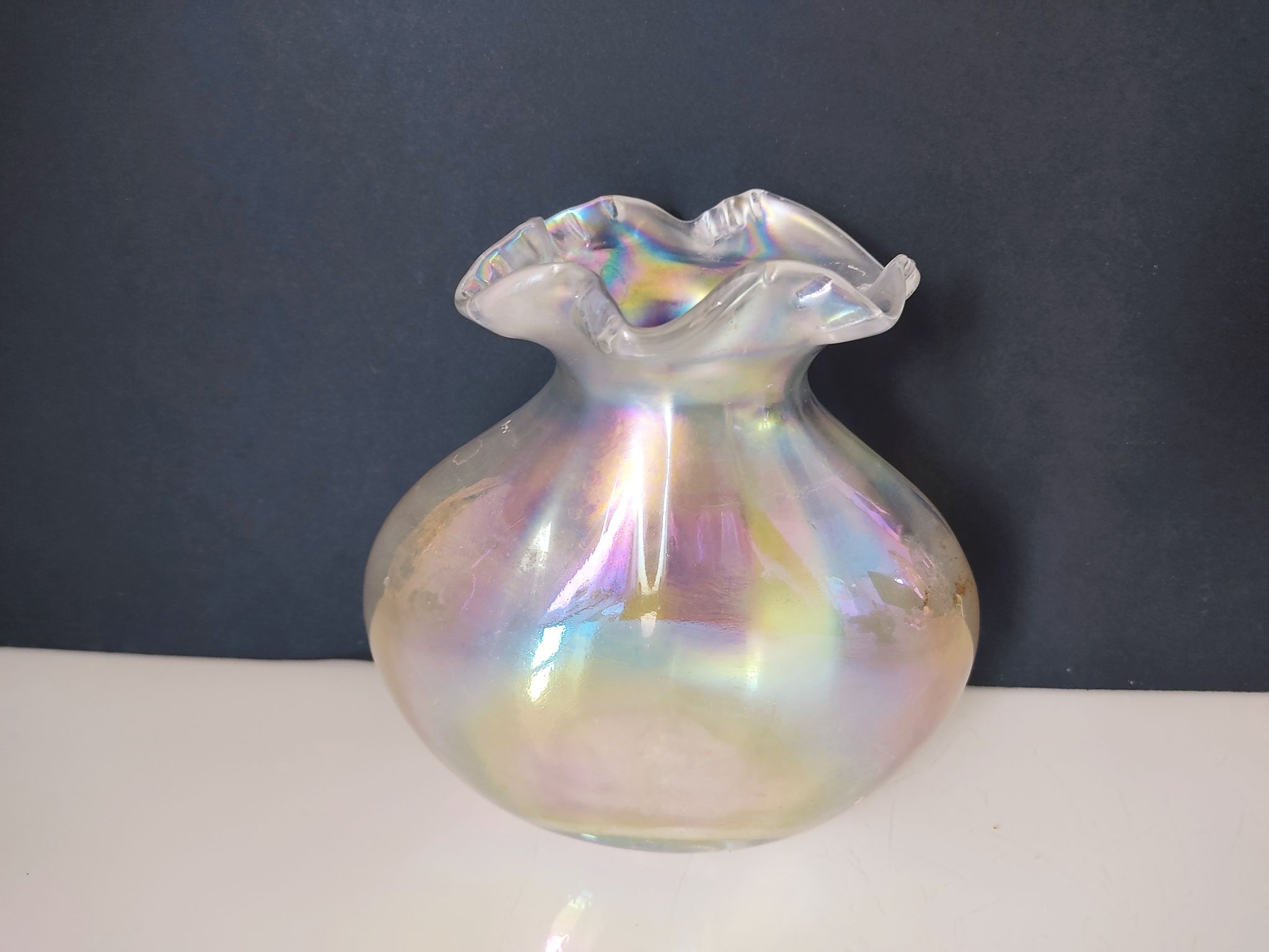 Vase irisé Murano