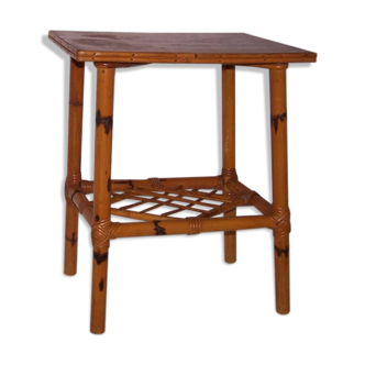 Rattan table - 50s