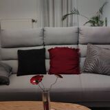 Canapé 3 places gris - Miliboo