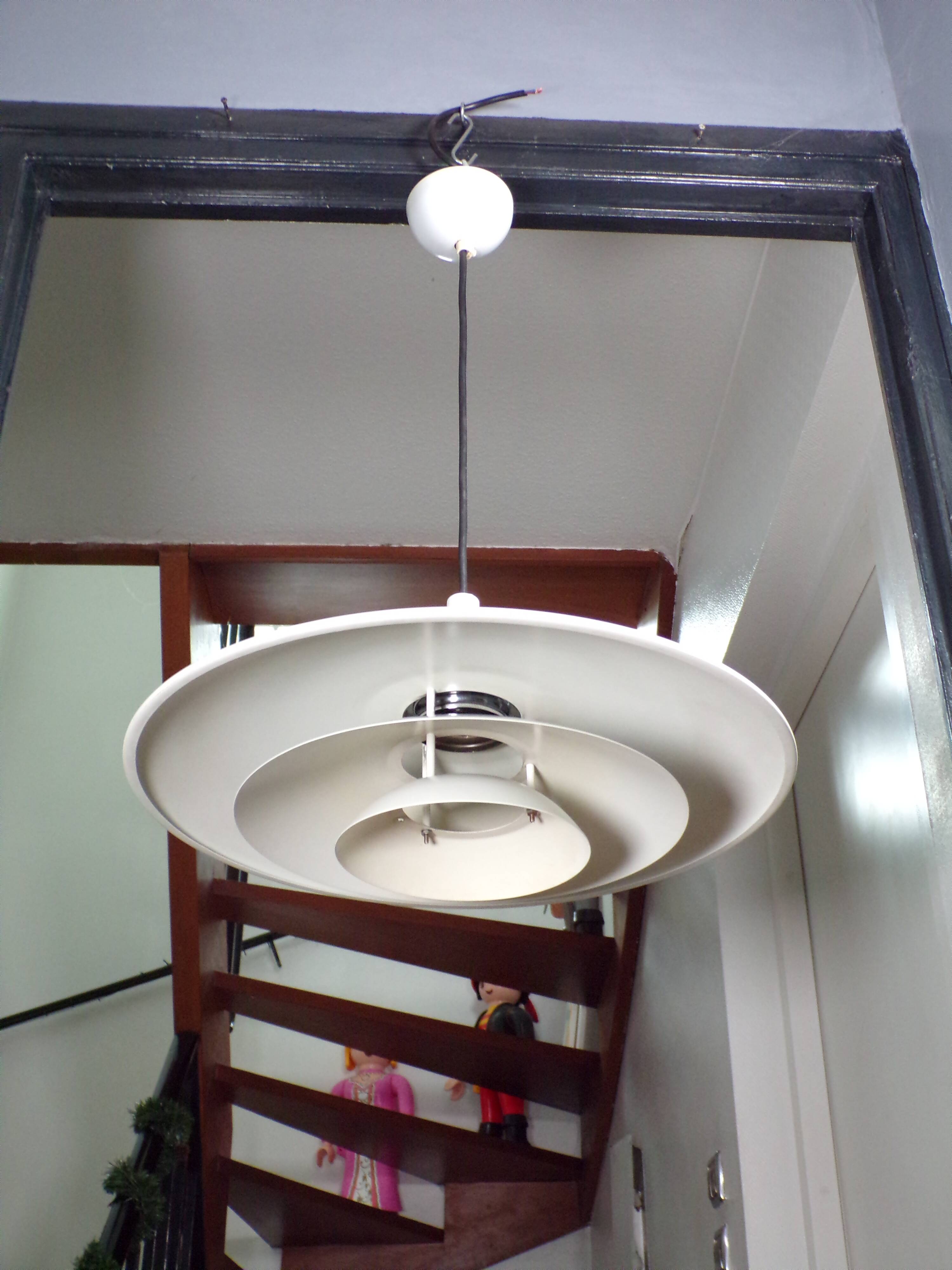 Scandinavian sheet metal pendant light