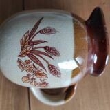 Glazed ceramic pitcher