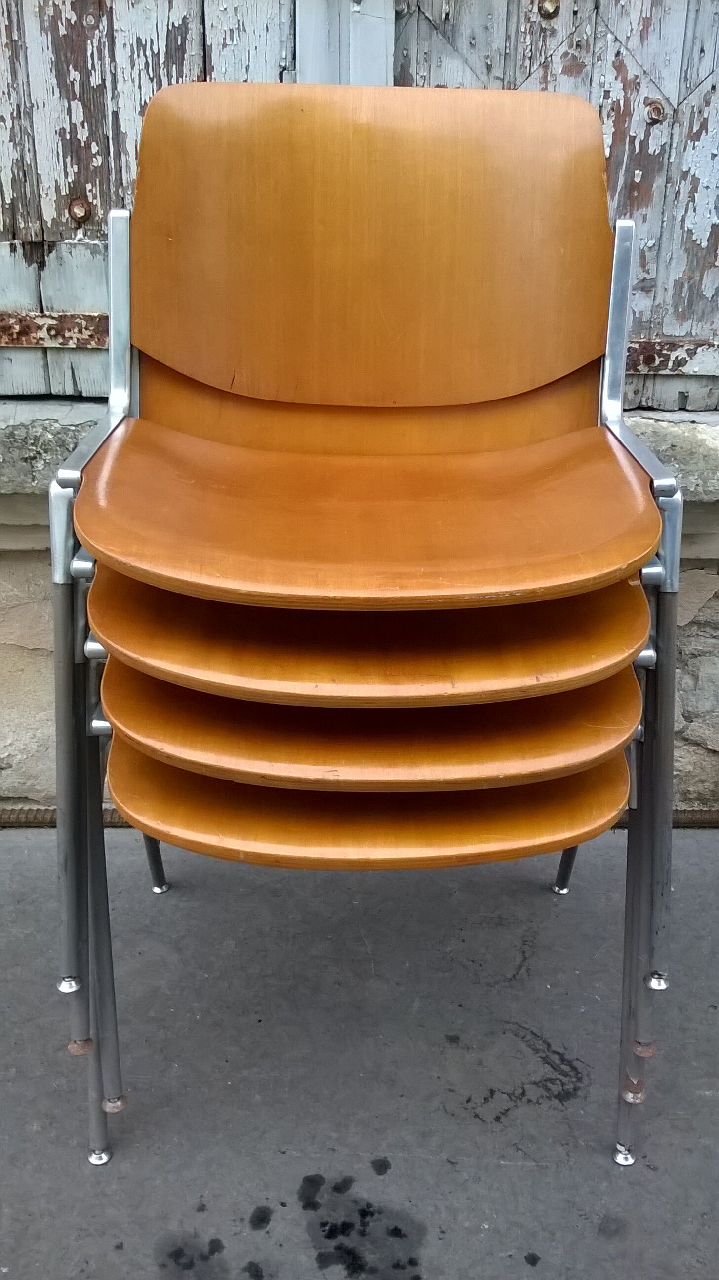 Giancarlo Piretti chairs 1970