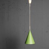 Hanging green lamp