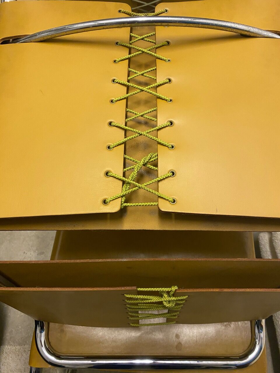 Set of 4 MR chairs by Mies Van der Rohe for Knoll