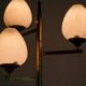 Arredoluce floor lamp in polished brass and Carrara marble, 1960s