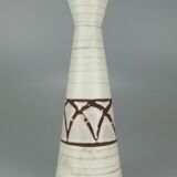 70s vase flower vase ceramic vase table vase ceramic white brown space age
