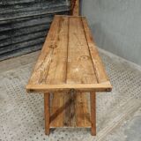 Industrial workbench washbasin table kitchen island 50 x 175 cm