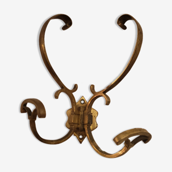 Brass coat rack