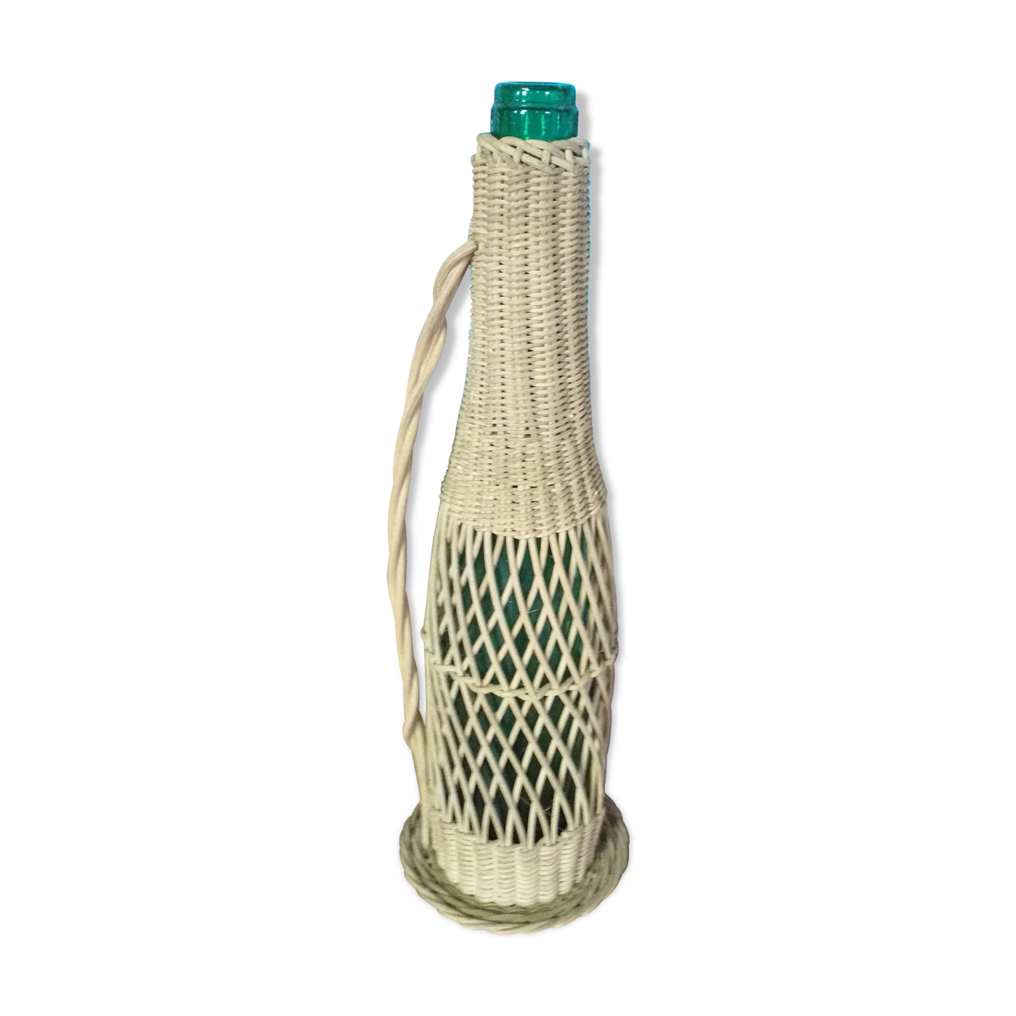 Wicker entourage service decanter