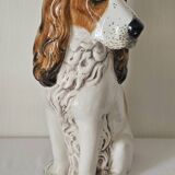 Vintage ceramic dog umbrella stand