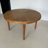 Handcrafted vintage round dining table