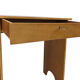 Art deco birch wood compact desk 1960