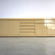 Vintage lacquered credenza, 1980s
