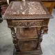 antique console shelf, in Renaissance style, made of solid wood