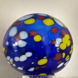 Vintage paper press made of blown glass paste 70s