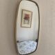 Vintage mirror 1960 asymmetrical mirror - 46 x 24 cm